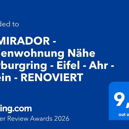 El Mirador - Naehe Nuerburgring - Eifel - Ahr - Rhein - Renoviert *