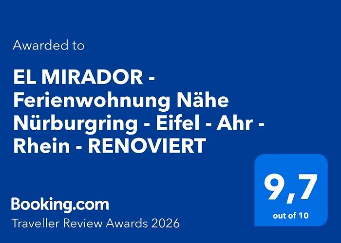 El Mirador - Naehe Nuerburgring - Eifel - Ahr - Rhein - Renoviert *